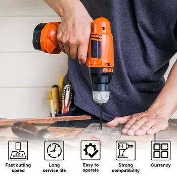 10 шт. 5/6/8 мм набор крестовых шестигранных сверл для карбида вольфрама плитки керамики стекла кирпича универсальный инструмент для сверления отверстий в стене