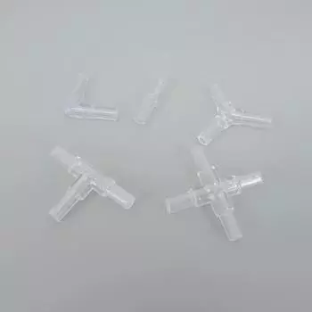 10 шт. 5 мм прозрачный аквариум фитинги для водопроводных труб воздушный насос трубка распределитель шланга разветвители локоть тройник акриловый разъем Straight