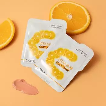 10 шт/5 шт/1 шт грязевая маска с витамином С - глубоко очищает поры и делает кожу гладкой 1PC