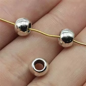 10 шт. 5x7x7 мм, свободные бусины из сплава, очаровательные бусины-разделители, бусины-разделители для ожерелья, браслета, изготовления ювелирных изделий