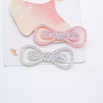 10 шт. 60*25 мм мягкий галстук-бабочка со стразами для одежды «сделай сам», шляпа, нашивки для шитья, головные уборы, заколки для волос, декор, аппликации, аксессуары разноцветный