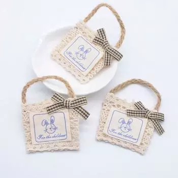 10 шт., 60*70 мм, сумки с цветами, форма, аппликация, плоская задняя часть, орнамент для скрапбукинга, нашивки, аксессуары, принадлежности для рукоделия бежевый