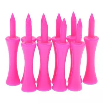 10 шт. 60 мм пластиковая тройка для гольфа, набор из 10 штук, тройники для гольфа с понижением, для драйверов, гибридов, тройники для гольфа с увеличенным расстоянием и уменьшенным трением