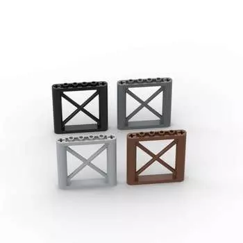 10 шт. 64448 1x6x5, комплект строительных блоков, настенная балка, кирпичи, головоломка из частиц, идея собрать игрушки, подарки на день рождения для детей