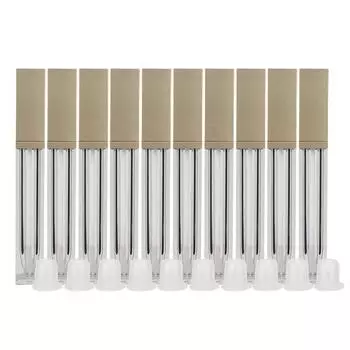 10 шт. 6 мл DIY пластиковый тюбик для блеска для губ пустой косметический контейнер для блеска для губ флакон для помады