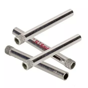 10 шт. 6 мм алмазное сверло с покрытием для плитки, керамики, стекла, серебряные резаки, открывалки, сверла, инструмент