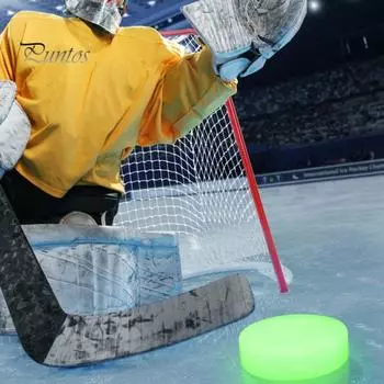 10 шт., 72 мм, хоккейный мяч, светящийся в темноте, светящийся хоккейный набор для детей, взрослых, молодежи, в помещении, на открытом воздухе, с подсветкой, зеленый уличный спортивный тренировочный мяч 10 pcs