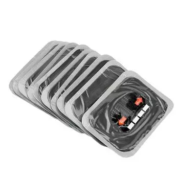 10 шт. 80*120 мм автомобильные шины из натурального каучука, ремонт проколов шин, бескамерные патчи чёрный