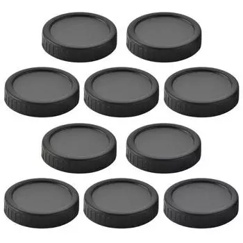 10 шт., 86 мм, крышка банки с широким горлышком, силиконовое уплотнение, воздухонепроницаемое пищевое качество, не содержит BPA, сверхмощная герметичная цветная универсальная круглая чашка, может покрыться жёлтый