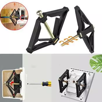 10 шт. 86 мм тип кассеты ремонтник темный ящик винт переключаемый розетка настенный ремонтный ящик опорный стержень инструменты замена настенное крепление