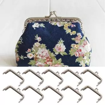 10 шт., 8,5 см, металлический каркас, застежка, зажим для изготовления сумок, принадлежностей для рукоделия