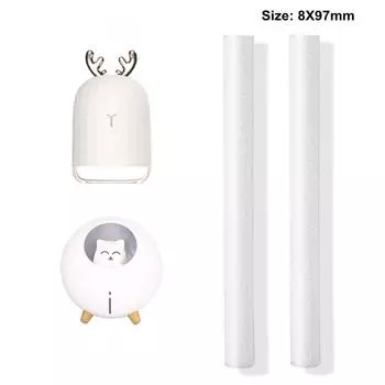 10 шт. 8 мм * 97 мм фильтры для увлажнителей воздуха, ватный тампон для автомобиля, дома, ультразвуковой увлажнитель, создатель тумана, диффузор для аромата, запасные части