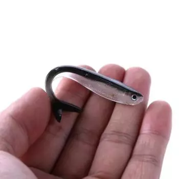 10 шт., 8 см, 2 г, мягкая силиконовая рыболовная приманка, гольян, соленая пресноводная червь, воблеры, искусственная приманка