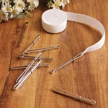 10 шт., 8 см, сумка для вытягивания, веревочный пояс, эластичная линия, нитеводитель, швейный нитевдеватель 10pcs