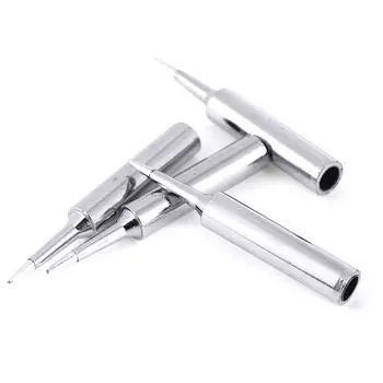 10 шт. 900M-TI паяльные наконечники, острый сменный инструмент для паяльной головки серебряный