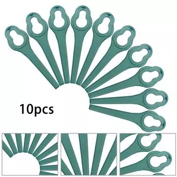 10 шт. 95 мм лезвий косилки для Aldi Ferrex FAR 20-1 20 В/40 В беспроводной газонокосилки пластиковые лезвия садовые инструменты аксессуары красный