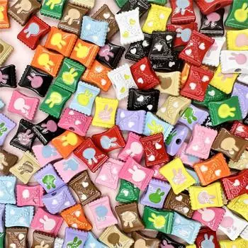 10 шт. 9,7*12,6 мм для браслета, ожерелья, конфетные бусины, милый сплав, капающий ювелирный материал, DIY, модный материал с бисером красный