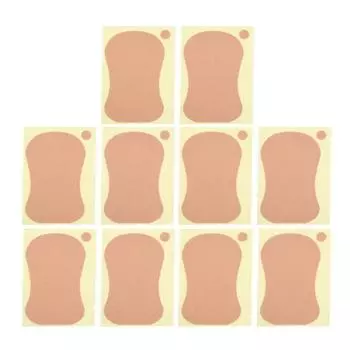 10 шт., 9 х 6,5 см, дезодорант для подмышек, унисекс, впитывающая пот подушечка для подмышек