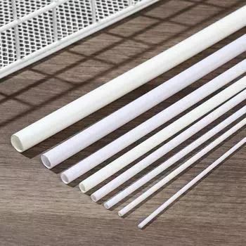 10 шт. ABS пластиковая трубка для моделирования 2 мм ~ 10 мм круглая трубка ручной работы песочный стол материал белая полая трубка украшения ремесла
