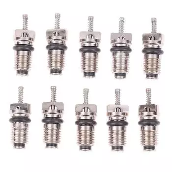 10 шт. AC R134A клапан сердечник автомобильный кондиционер сердечники иглы ремонтный комплект термостойкие автомобильные аксессуары