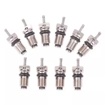 10 шт. AC R134A клапан сердечник автомобильный кондиционер сердечники иглы ремонтный комплект термостойкие автомобильные аксессуары