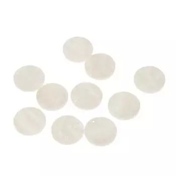10 шт. ацетатный акрил круглый кулон DIY серьги фурнитура ремесло белый