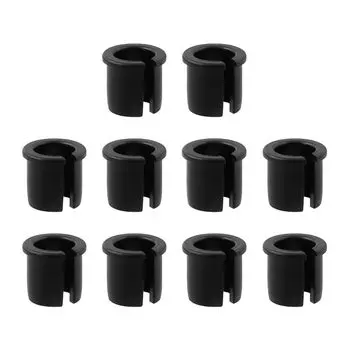10 шт. Адаптер для отверстия в ободе, заглушка Schrader для клапана Presta, адаптер для обода колеса Presta, конвертер, адаптер, (черный) чёрный