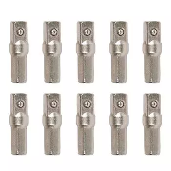 10 шт. адаптер ударной головки портативный съемный шестигранный 1/4-дюймовый храповой ключ адаптер конвертер аксессуары