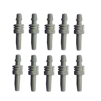 10 шт. адаптер удлинительного шланга манжеты НИАД, соединительная заглушка воздушного шланга, аксессуары для измерения артериального давления, детали манжеты артериального давления