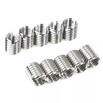 10 шт. адаптеров из нержавеющей стали для преобразования резьбы M8 8 мм с наружной резьбой в резьбу M6 6 мм с внутренней резьбой