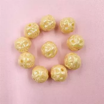 10 шт. акрил 11,1 мм аксессуары ручной работы модные браслеты изготовление ювелирных изделий для брелока ожерелья свободные бусины DIY пряжа клубок About 11.1mm 10Pcs разноцветный