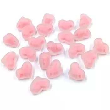 10 шт акриловые прозрачные/матовые бусины в виде тыквы/персикового сердца, материалы ручной работы для изготовления ювелирных изделий своими руками Pumpkin/Transparent синий