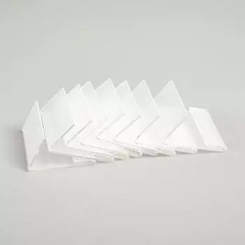 10 шт. акриловый прозрачный дисплей стенд настольный знак этикетка рамка ценник дисплей 4*6CM