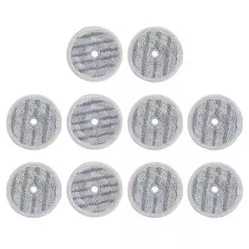 10 шт. электрическая швабра моющиеся сменные насадки для швабры для LG A9 паровая швабра ткань пылесос мытье полов машина многоразовые A CHINA