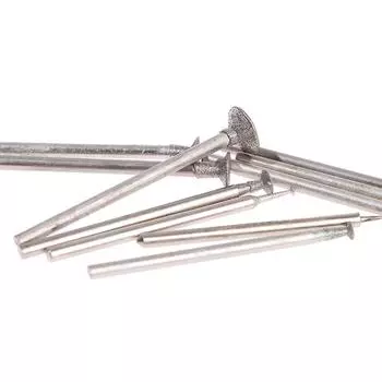 10 шт. алмазная шлифовальная головка камень нефрит резьба полировка гравировальные инструменты 2,35 мм