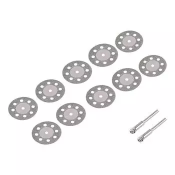 10 шт. алмазных отрезных дисков, дисков для циркулярной пилы, отрезной вращающийся инструмент, диск, мини-сверлильный станок, оправка для дерева, камня, пластика, острый резак