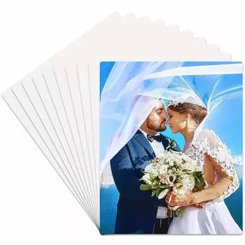 10 шт., алюминиевые сублимационные металлические фотозаготовки, металлические сублимационные пустые вывески толщиной 0,45 мм, пустые фотовывески 5.917.87in/1520cm