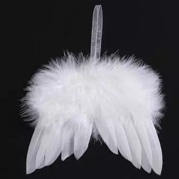 10 шт. ангел-хранитель, белое перо, крыло, украшение на рождественскую елку, крыло ангела, свадебный реквизит, украшение на день святого валентина, день рождения