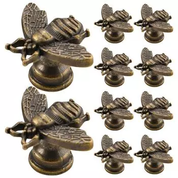 10 шт. антикварные ручки для шкафа, ручки для ящиков, ручки для ящиков шкафа, мебельная фурнитура, ручки из цинкового сплава