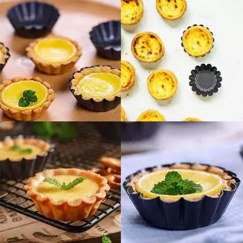 10 шт антипригарная форма для яиц для пирогов, форма для кексов, кексов, кухонный инструмент для выпечки, товары для распродажи 6.5cm