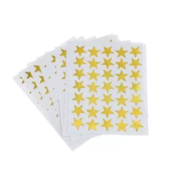 10 шт. этикетки для учителей для детей и студентов, подарочные канцелярские принадлежности, милая наклейка со звездой золотой