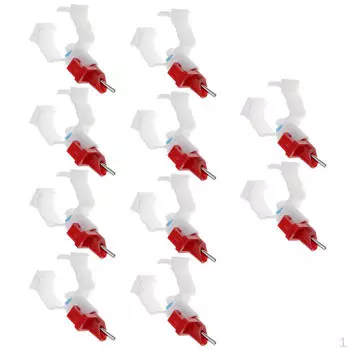 10 шт. автоматическая поилка для питья воды для птиц, простая в установке