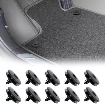10 шт. Автоматическая застежка для напольного коврика, универсальная автомобильная застежка для коврика, удерживающие держатели, ручки, противоскользящая застежка, фиксатор, устойчивый 2pcs