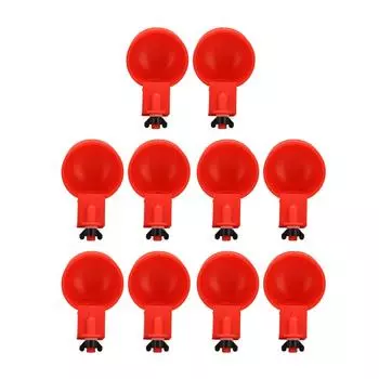 10 шт. автоматические чашки для куриной воды, регулируемый объем воды, предотвращающие деформацию нити, куриная вода