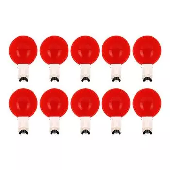 10 шт. Автоматические поилки для кур Безопасные Большая вместимость Легко установить Питьевая чаша для птицы красный