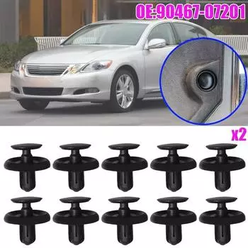 10 шт. автомобильная крышка двигателя бампер крыло заклепка клипса крепление новое для Lexus GS 2005 2006 2007 2008 2009 2010 2011 - 2020