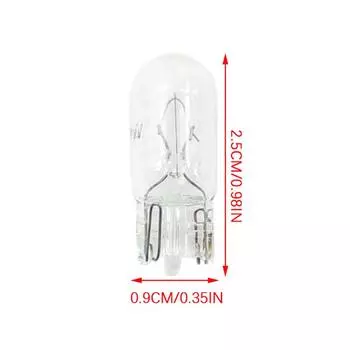 10 шт. автомобильные галогенные лампы T10 W5W 12 В, автомобильные лампы, лампы для чтения, габаритные огни