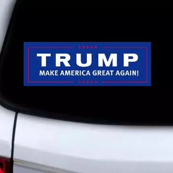 10 шт. Автомобильные наружные аксессуары TRUMP Make America Great Again Styling Stickers Декоративные наклейки Универсальные автомобильные наклейки