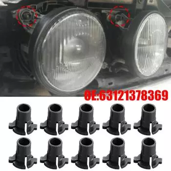 10 шт. автомобильных фар регулировочные винты фары зажимы кронштейн крепеж 63121378369 для BMW E46 3 5 6 7 8 серии E30 E34 E24 E32 E31