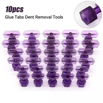 10 шт. автомобильных клеевых вкладок для удаления вмятин PDR Car Dent Repair Dent Removal Tool для кузова автомобиля S фиолетовый